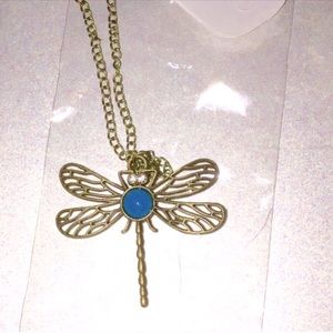 Brand 🆕 Vintage Gold Hollow Dragonfly Necklaces